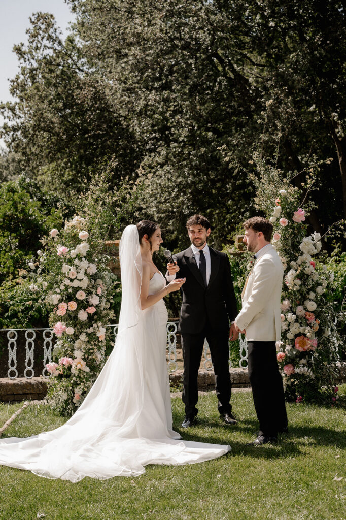 villa lena wedding ceremony