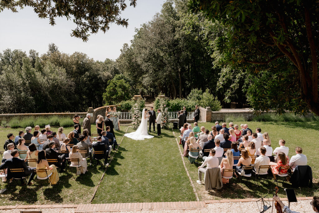 villa lena wedding ceremony