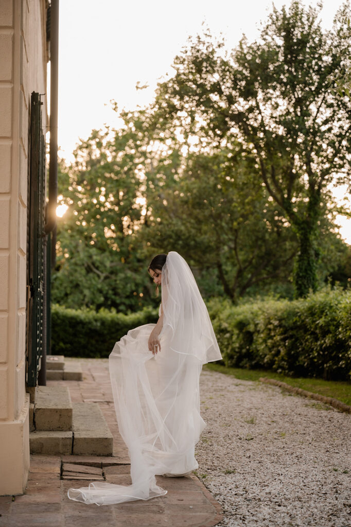 Bride and groom at Villa Lena – Italian wedding photographer Tuscany
